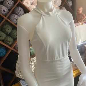 Lulus White Body con dress